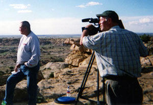 Norman Brown and Bo Boudart on the Navajo Reservation