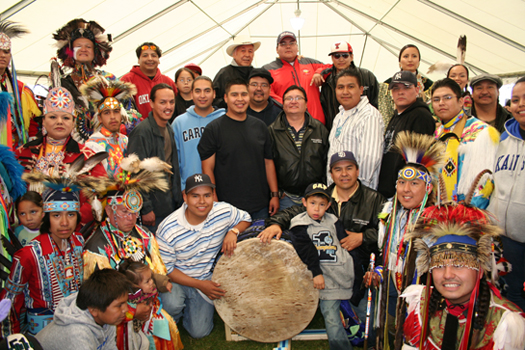 Image: Northern Cree & Friends. Courtesy of Stephen Butler and Canyon Records. A