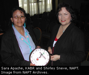 Sarah Apache, kBAT and Shirley Sneve, NAPT
