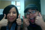 Sina and Aden are just happy to be here.